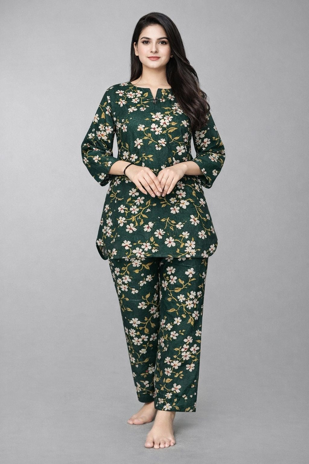 Shifona 2-Piece unstitched Polylawn Suits Combo-2 (Pack of 4)