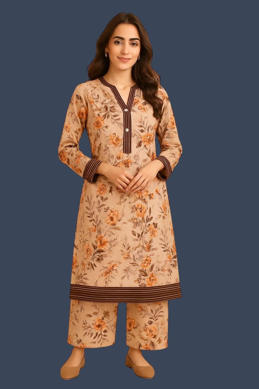 Shifona – 2 Piece Ready to Wear Printed Lawn Suit – Design 5