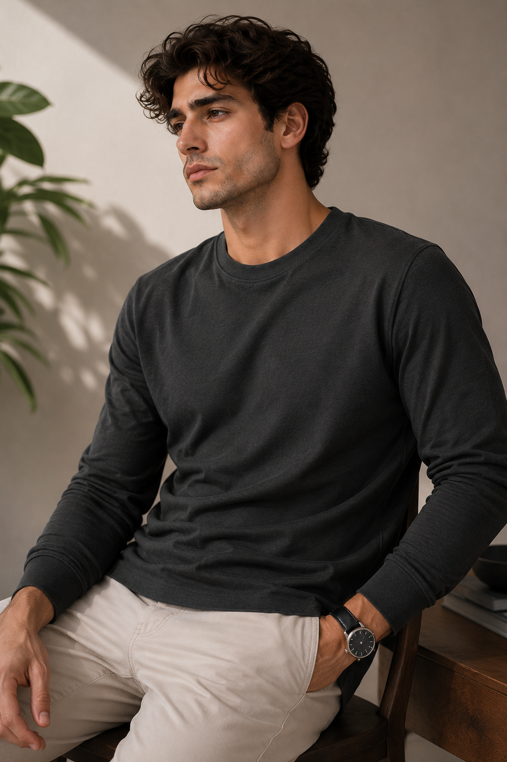 Essential Long Sleeve - Onyx