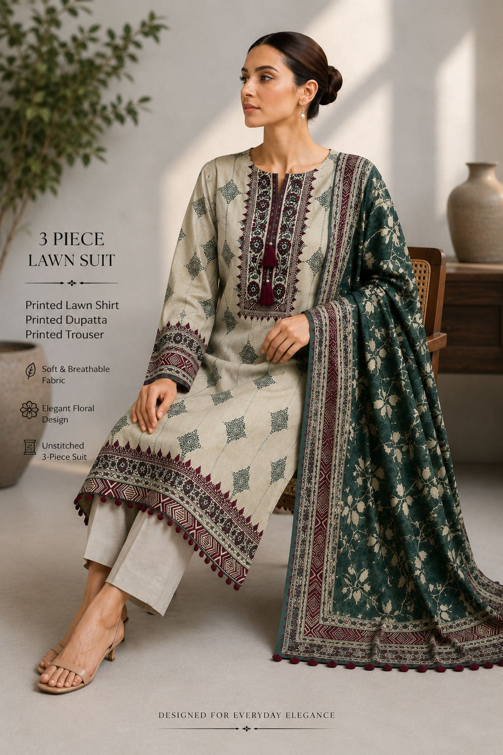 Bonanza 3PC unstitched 02B