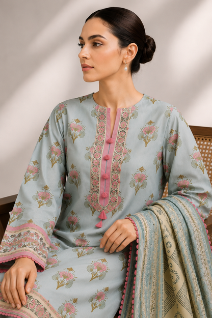 Bonanza 3PC unstitched 04B