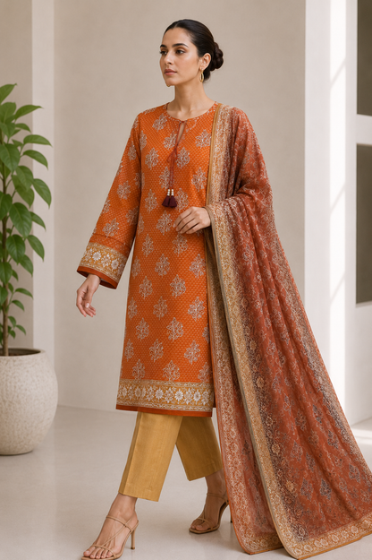 Bonanza 3PC unstitched 16B