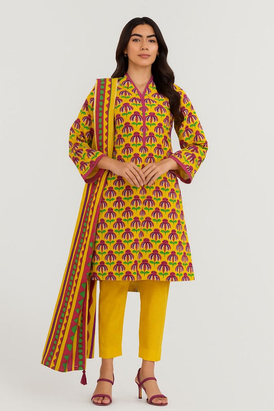 Alkaram 2 Piece – Unstitched Printed Lawn – Design 2