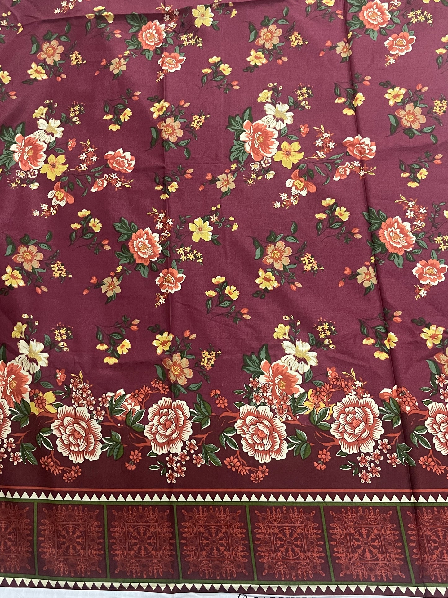 Sapphire 3 Piece Unstitched Premium Lawn Suit S-13