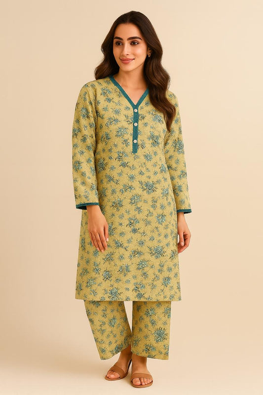 Shifona – 2 Piece Ready to Wear Printed Lawn Suit – Design 8