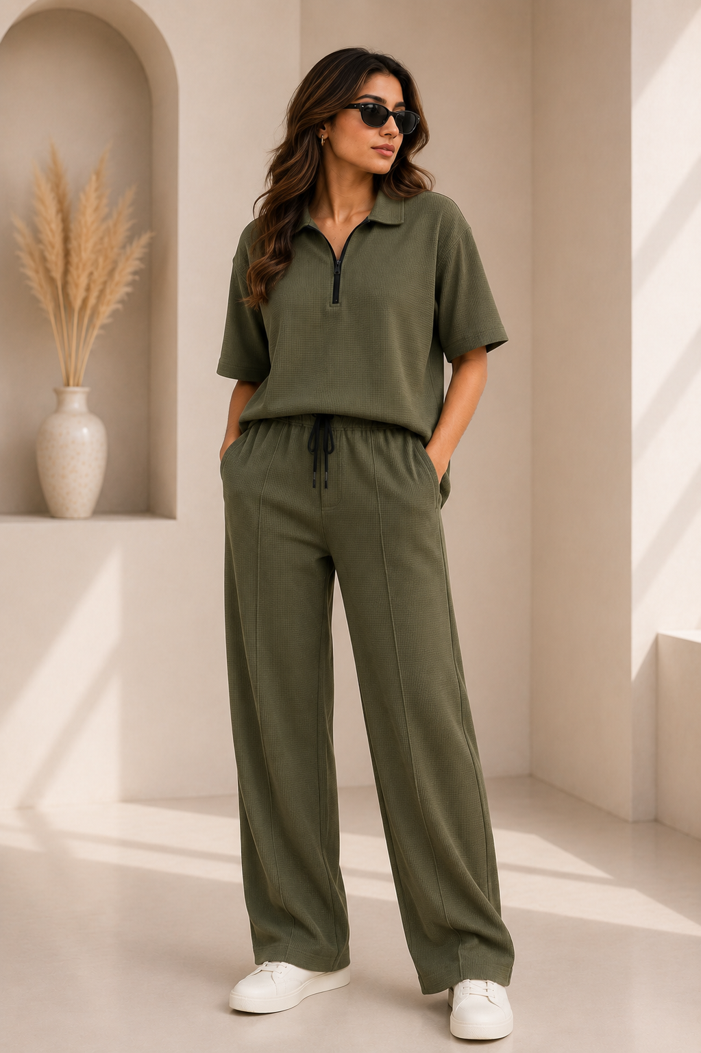 Signature Co-Ord - Olive
