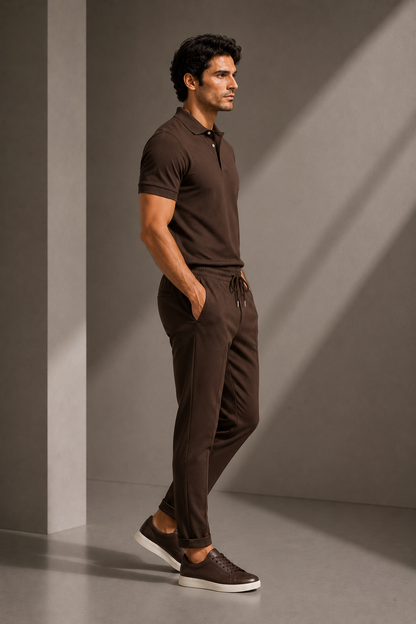 Essential Trouser - Chocolate