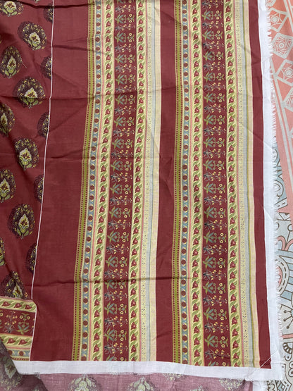 Loraim 3PC Unstitched Lawn Suit L-31-1