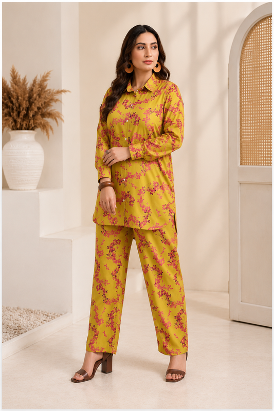 Golden Blossom | Co-Ords Set