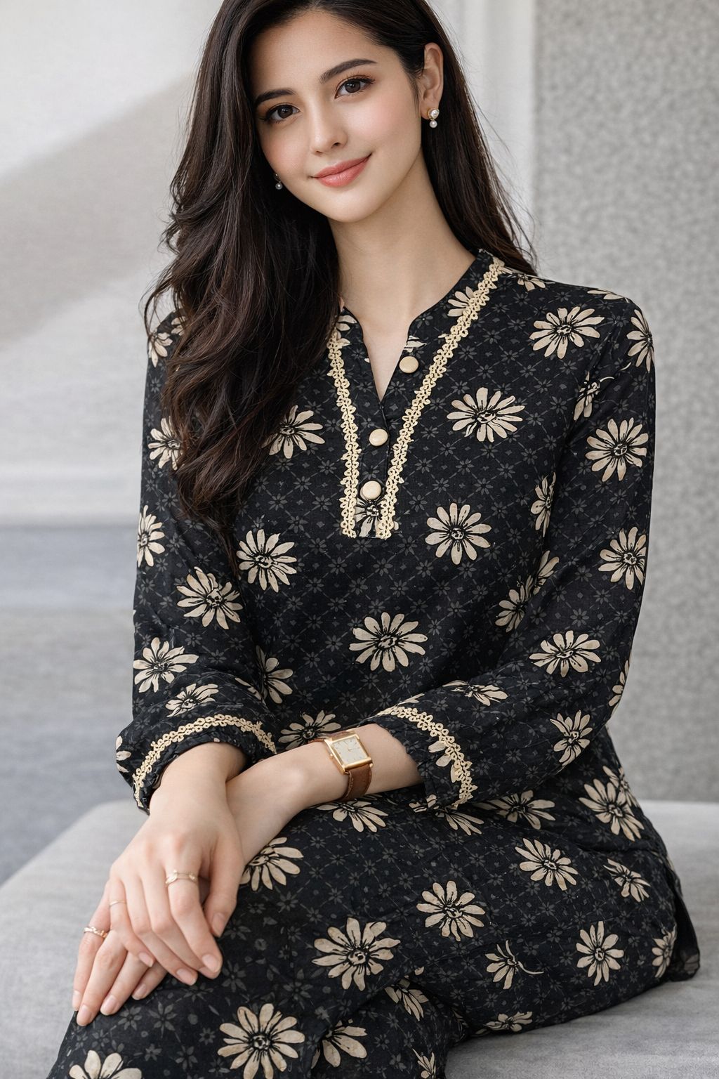 Shifona – 2 Piece Ready to Wear Printed Lawn Suit – Design 7
