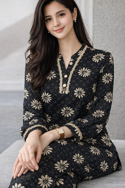 Shifona – 2 Piece Ready to Wear Printed Lawn Suit – Design 7