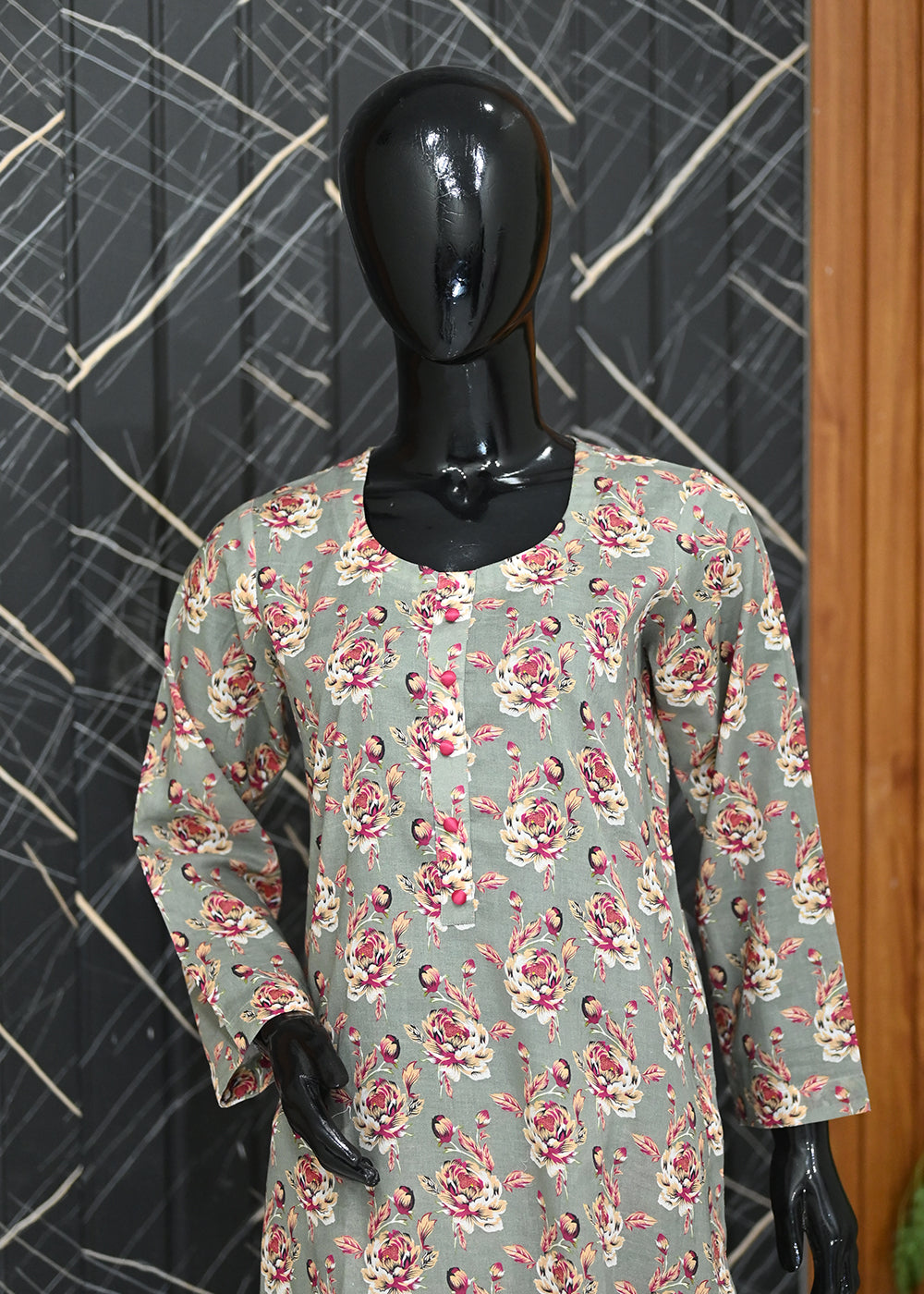 Shifona – 2 Piece Ready to Wear Printed Lawn Suit – Design 4