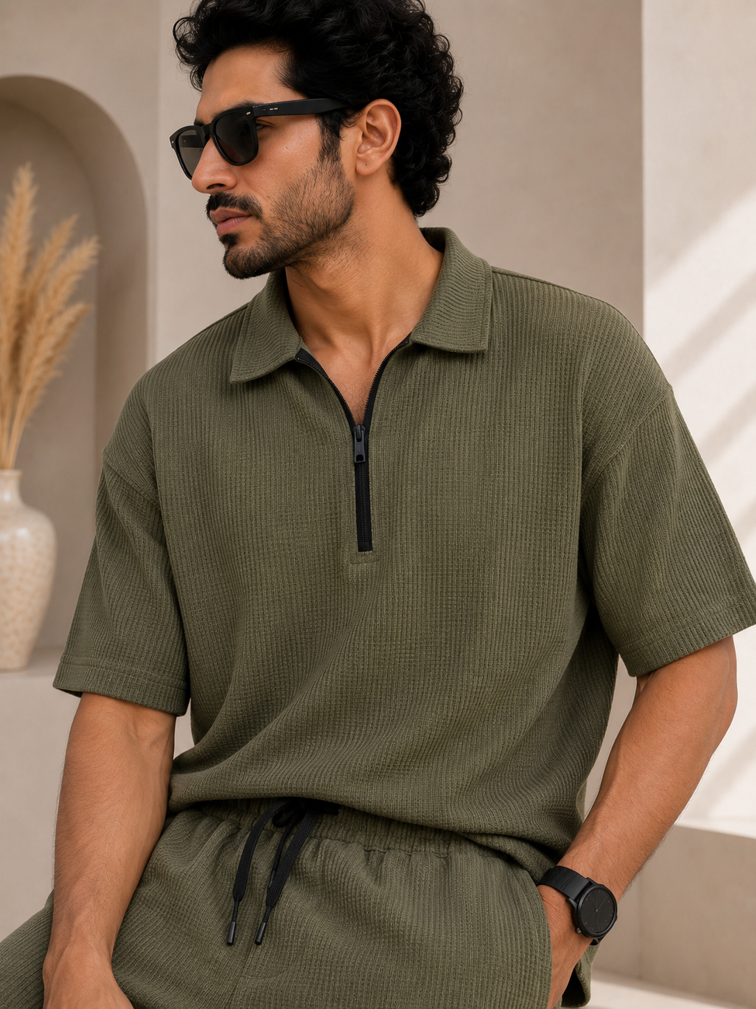 Signature Co-Ord - Olive
