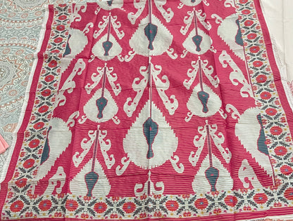 Bonanza jacquard unstitched 3PC Lawn Suit B-26-1004