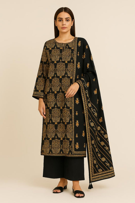 Sapphire Daily – 3 Piece Unstitched Printed Lawn Suit – Design 1
