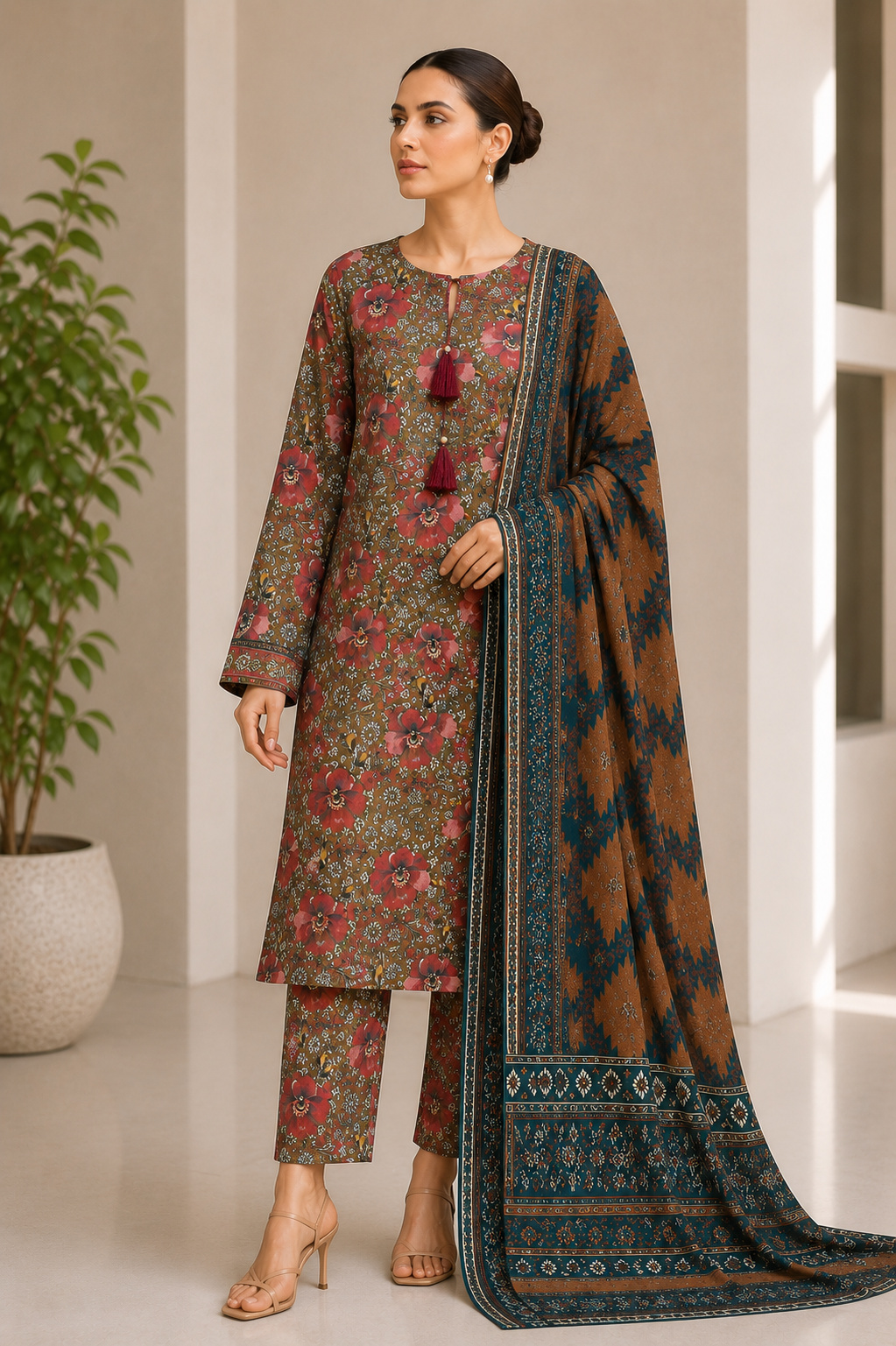 Bonanza 3PC unstitched 10B