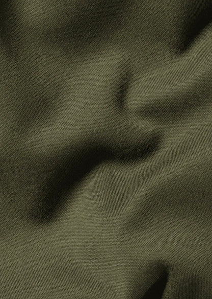 Signature Zip Polo - Moss