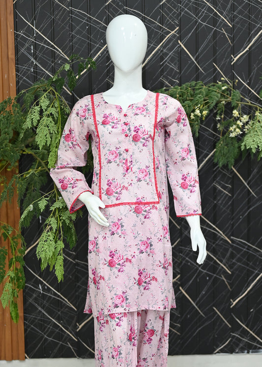 Shifona – 2 Piece Ready to Wear Printed Lawn Suit – Design 10