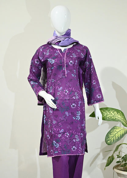 Loraim – 3 Piece Ready to Wear Lawn Suit – Design 8
