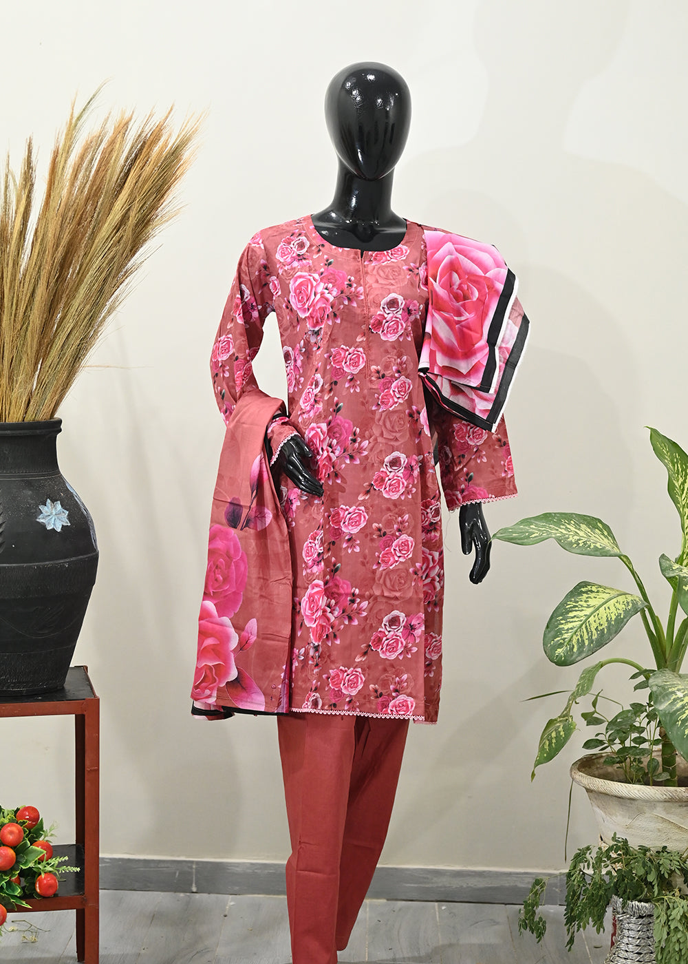 Loraim – 3 Piece Ready to Wear Lawn Suit – Design 9