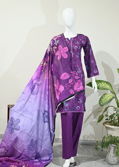 Loraim – 3 Piece Ready to Wear Lawn Suit – Design 8
