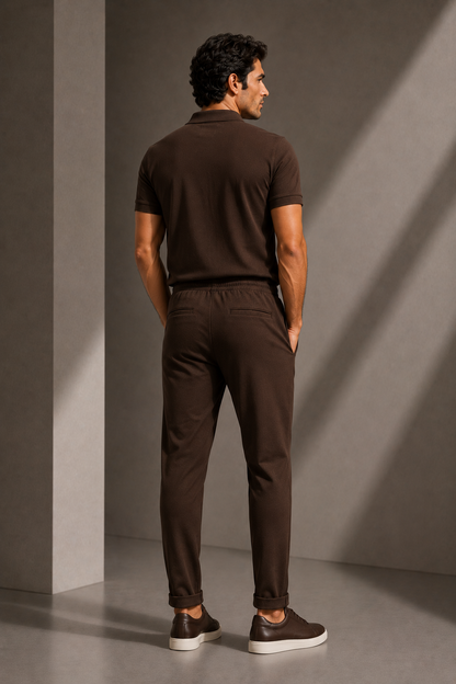 Essential Trouser - Chocolate