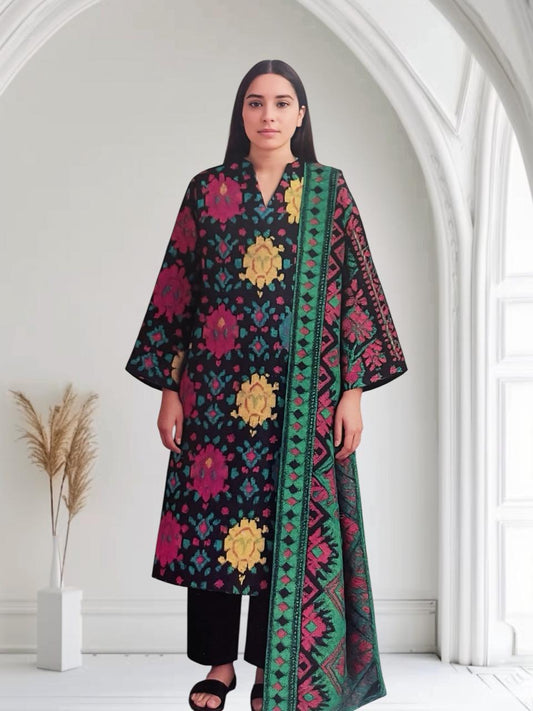 Sapphire Daily – 3 Piece Unstitched Printed Lawn Suit – Design 7