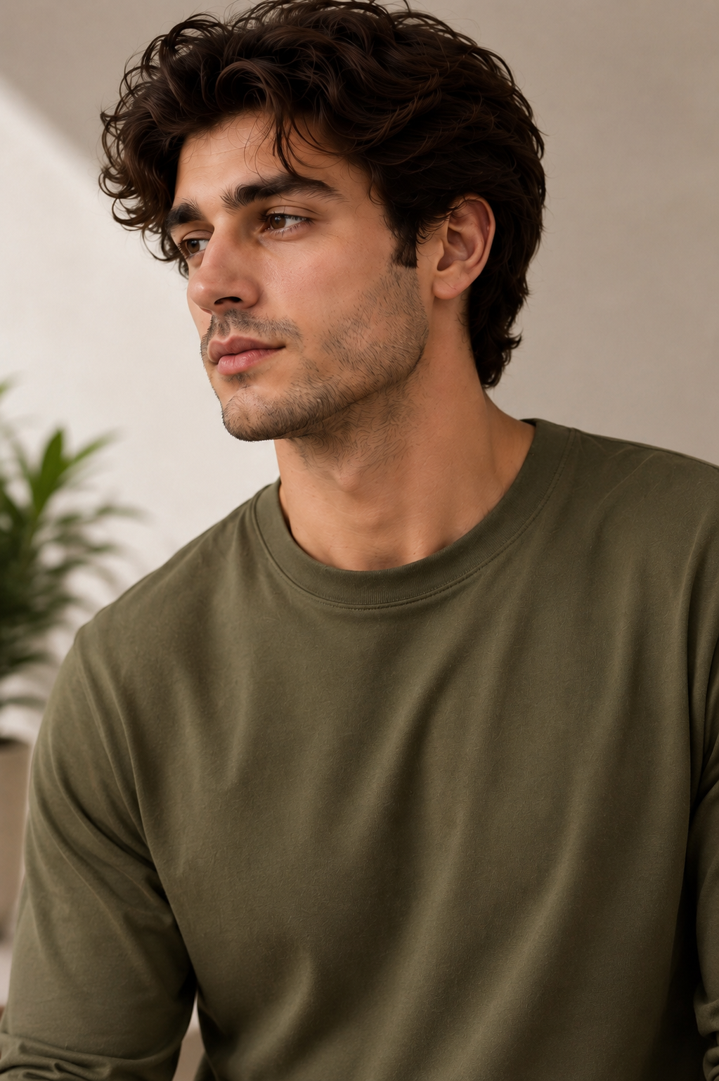 Essential Long Sleeve - Olive