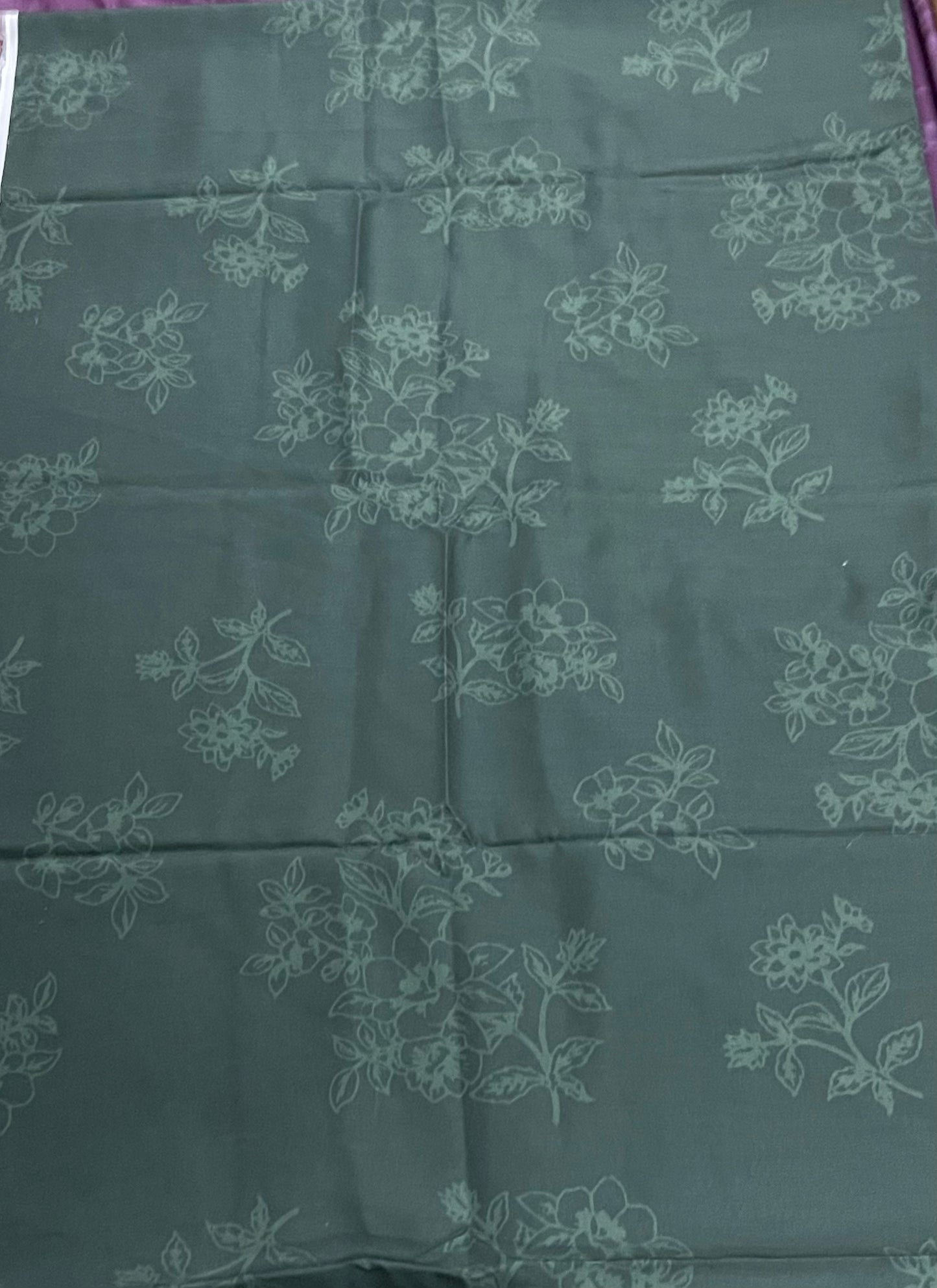 J. Emb. unstitched 3PC Lawn Suit J-26-1097