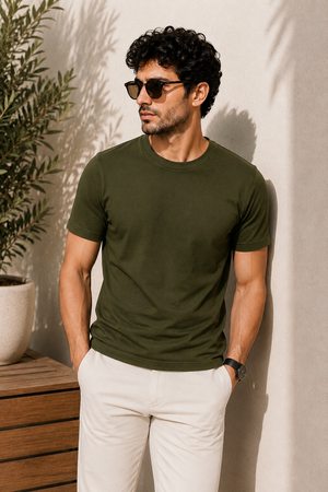 Essential Crew - Forest Olive