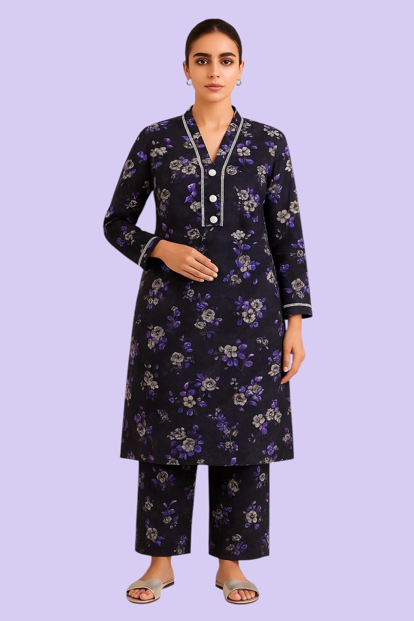 Shifona – 2 Piece Ready to Wear Printed Lawn Suit – Design 7