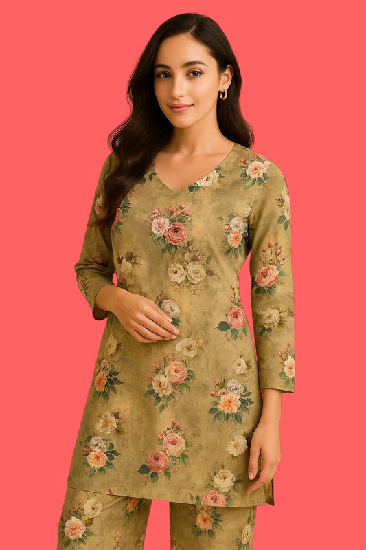 Shifona – 2 Piece Ready to Wear Printed Lawn Suit – Design 4