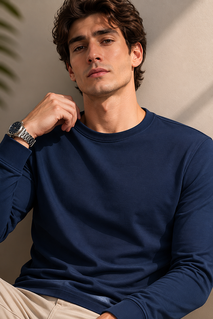 Essential Long Sleeve - Navy