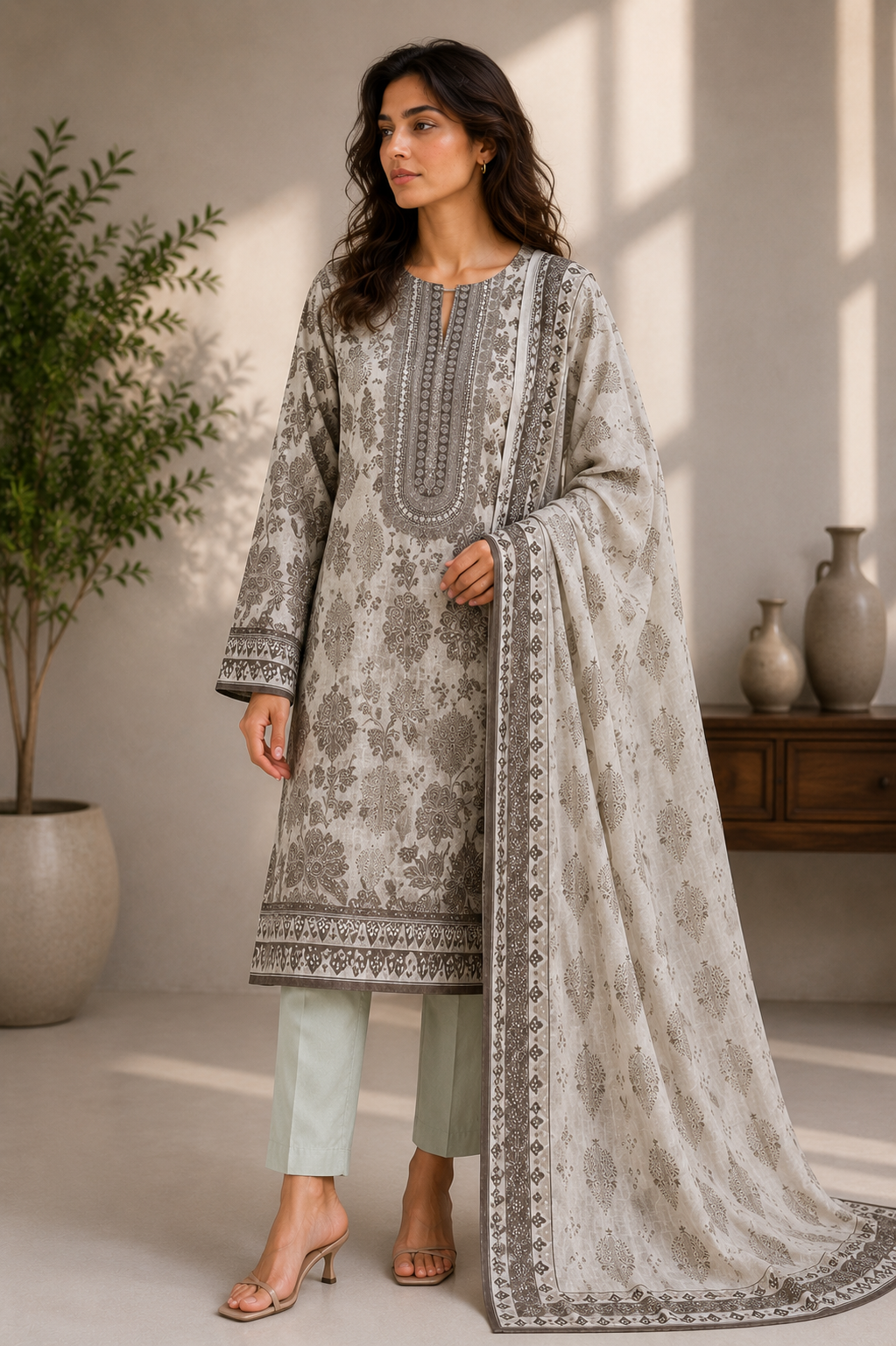 Bonanza 3PC unstitched 03B