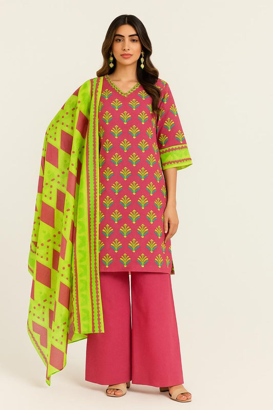 Alkaram 2 Piece – Unstitched Printed Lawn – Design 5