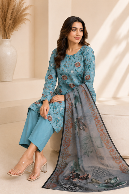 Aqua Bloom | 3PC RTW