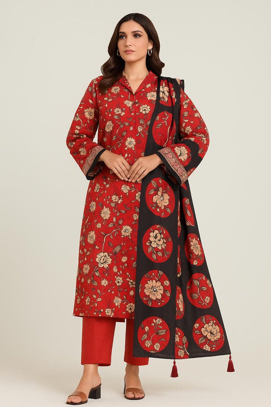 Alkaram 2 Piece – Unstitched Printed Lawn – Design 3