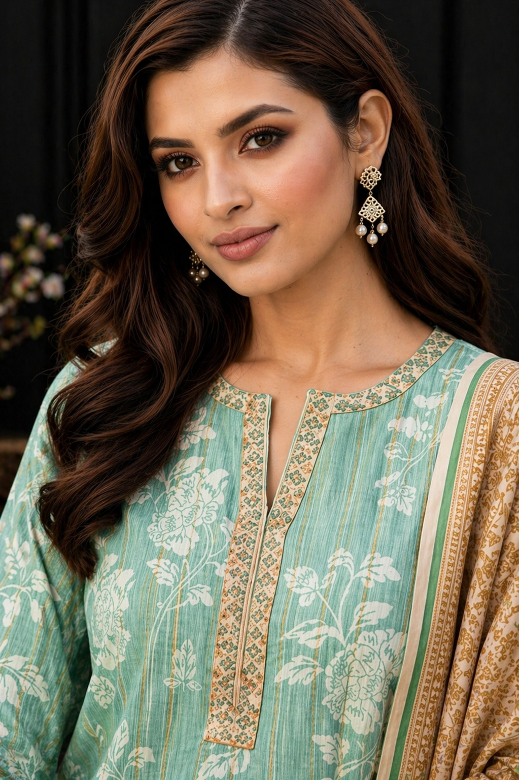 Bonanza 3-Piece unstitched Lawn Suits D-6