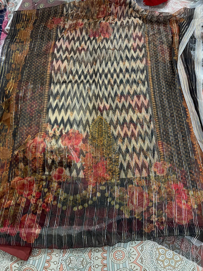 Loraim 3PC Unstitched Lawn Suit L-31-1
