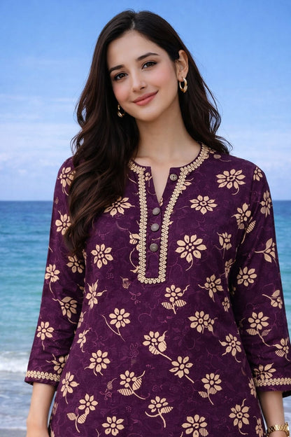 Shifona – 2 Piece Ready to Wear Printed Lawn Suit – Design 3