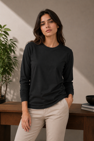 Essential Long Sleeve - Onyx
