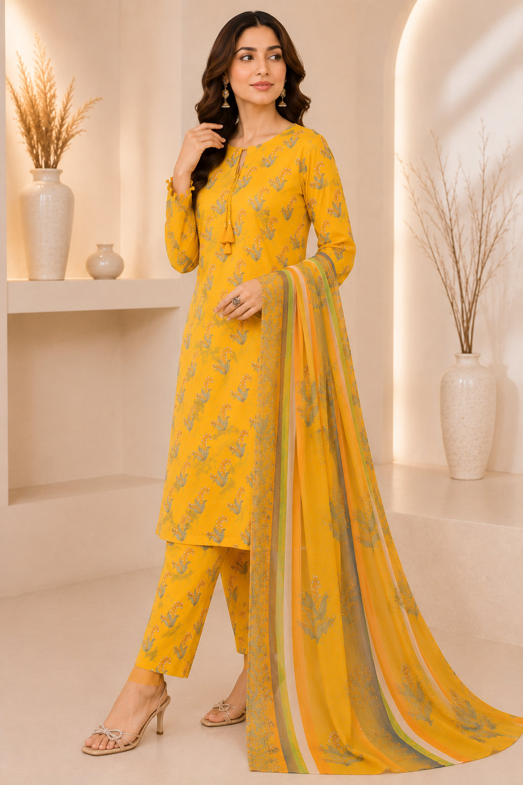 Golden Bloom | Unstitched