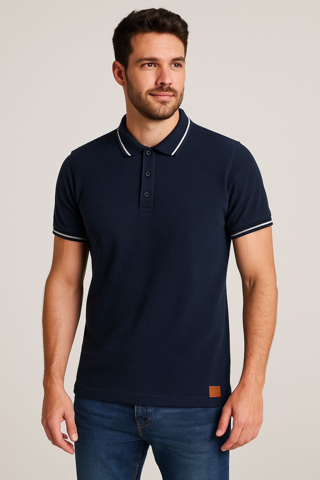 Premium Polo T-Shirt Vintage Navy – Classic Comfort Meets Modern Style