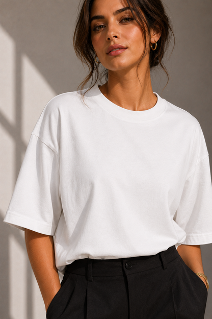 Signature Crew - White