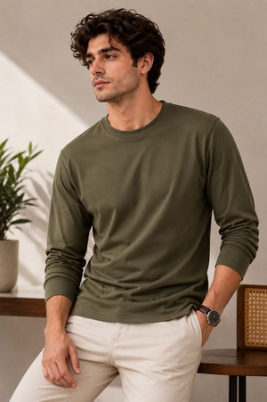 Essential Long Sleeve - Olive