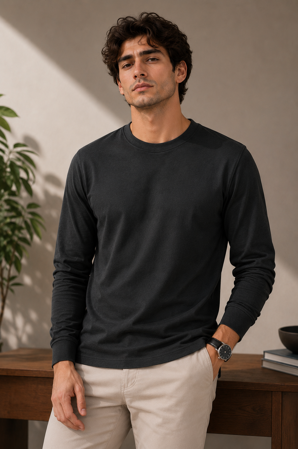Essential Long Sleeve - Onyx