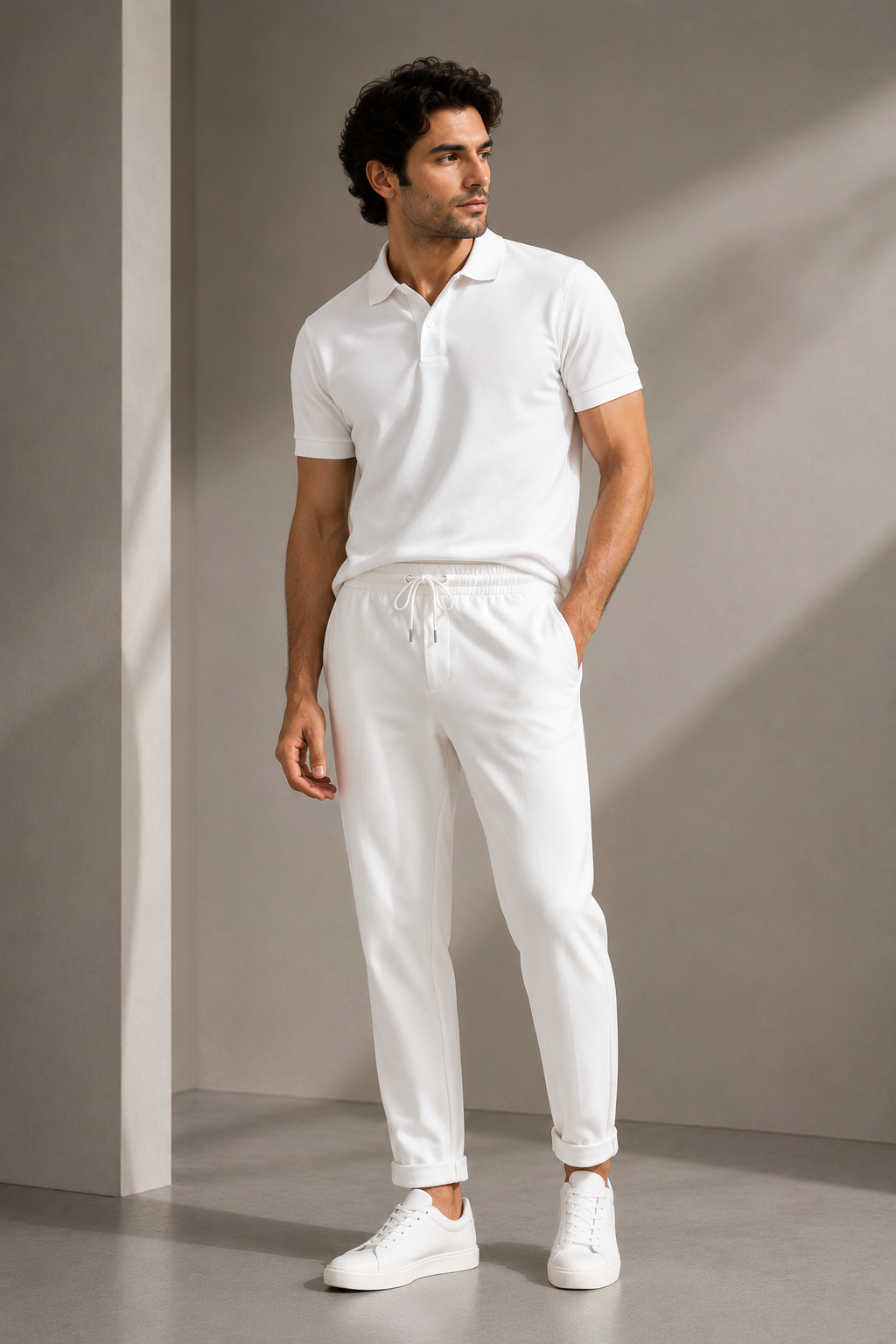 Essential Trouser - White
