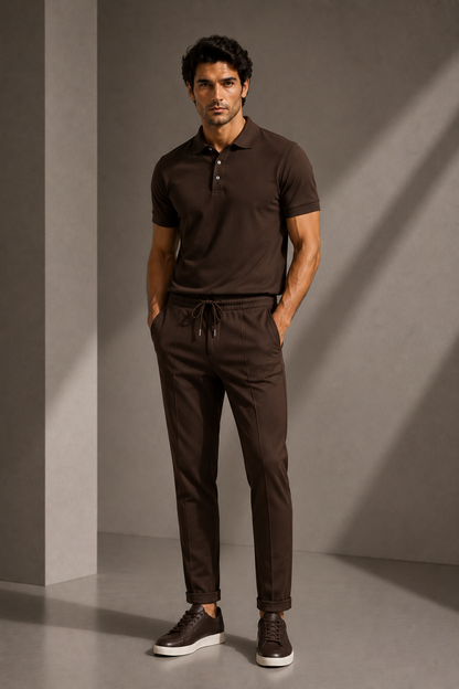 Essential Trouser - Chocolate