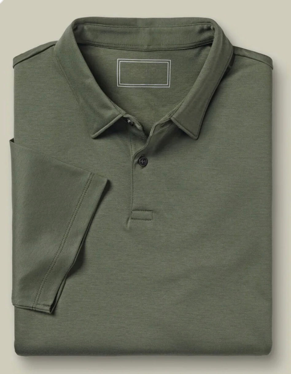Signature Polo - Moss Green