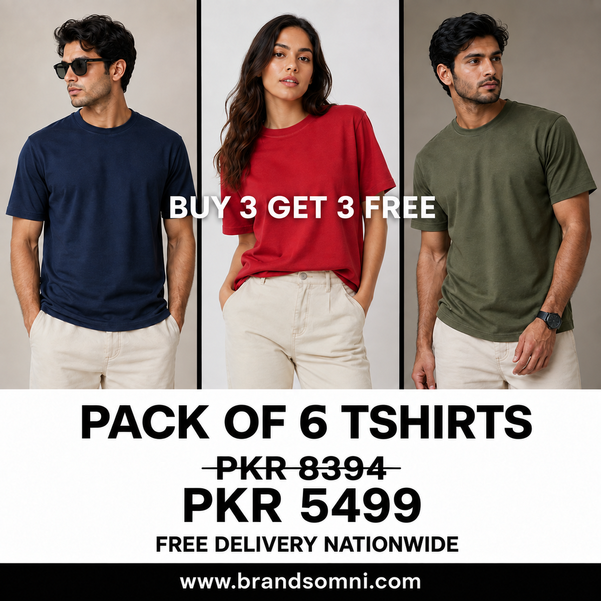 Pack of 6 - Tshirts